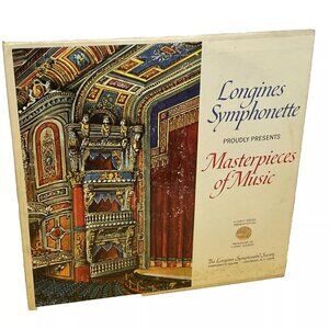 Masterpieces Of Music (Vinyl) Longines Symphonette Society LWCP 3 Good LP Record
